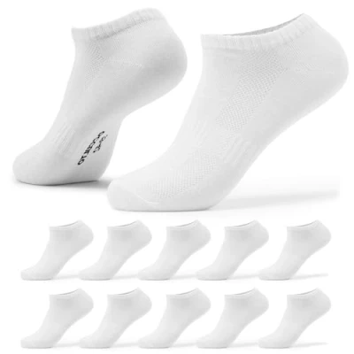 Obrázek Occulto Dámské ponožky Sneaker balení 10 ks (model: Diana), bílá, 35 38