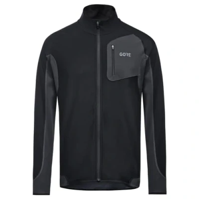 Obrázek GORE WEAR Pánské R3 Partial Windstopper Shirt, černá, m