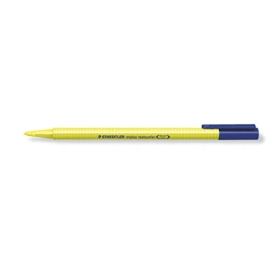 Obrázek Staedtler 362 1 triplus textsurfer zvýrazňovač, variabilní špička, cca 4 mm, 10 kusů v kartonovém pouzdře, žlutý