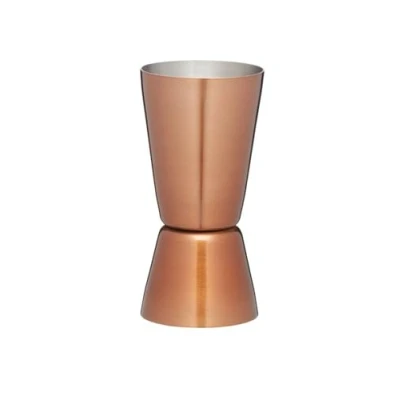 Obrázek BarCraft oboustranná odměrka na koktejly / lihoviny, ušlechtilá ocel, vzhled mědi, 25/50 ml, měď