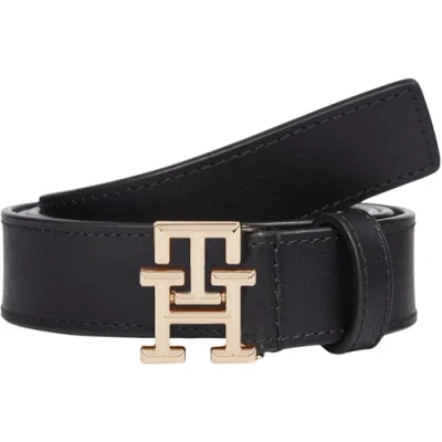 Obrázek Tommy Hilfiger LOGO Pásek, Ženy, Velikost: 85, Black