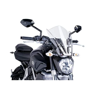 Obrázek Puig 7016W Windschutzscheibe Cockpitverkleidung für Yamaha MT 07 2014, Transparent, Medium