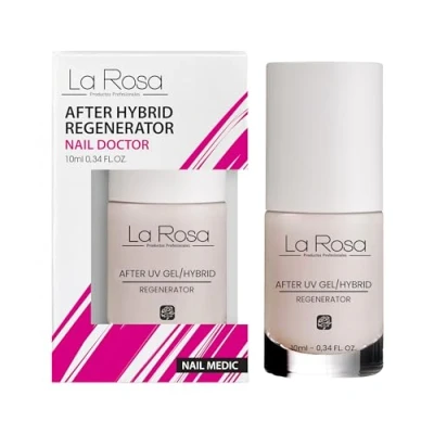 Obrázek La Rosa Nail Medic AFTER TIPS REGENERÁTOR Regenerační sérum na nehty, methionin, sójový protein 10 ml