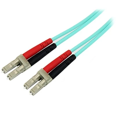 Obrázek StarTech.com 2 m LC/UPC na OM4 Multimode optický kabel, 50/125µm LOMMF/VCSEL Zipcord LWL, 100G sítě, Low Insertion Loss, LSZH LWL patch kabel (450FBLCLC2)