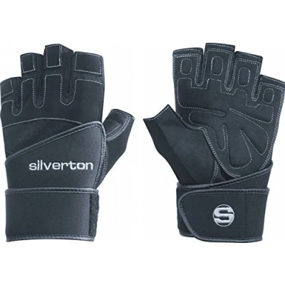 Obrázek Silverton fitness pro Vzpěračský rukavice Power Plus, černá, s