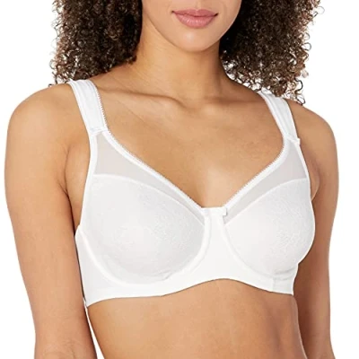 Obrázek Berlei Dámská Beauty Everyday Minimizer Lace Bra Underwire Full Coverage podprsenka, bílá