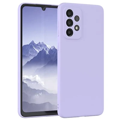 Obrázek EAZY Case Silikonové pouzdro pro Samsung Galaxy A33 5G Silikon Lila Měkké nárazuvzdorné na mobil ochranné s ochranou fotoaparátu tenké prémiová ochrana