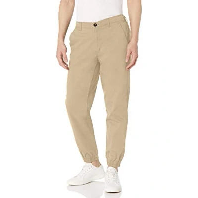 Obrázek Amazon Essentials Pánské Chino kalhoty na jogging s rovným střihem, khaki, XXL