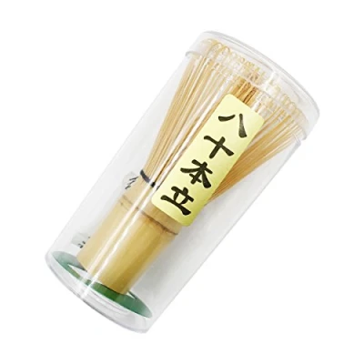 Obrázek Ulablde bambusový čajový metlička, chasen, pro japonský obřad, k dostání s 60 70 / 75/75 80 štětinami, bambus, 7075 prongs