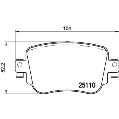 Obrázek Brembo P 85 135 brzdové obložení