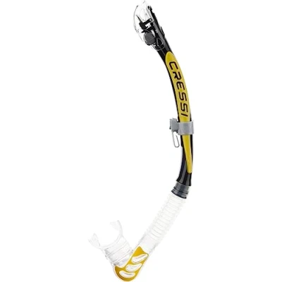 Obrázek Cressi Alpha Ultra Dry suchý šnorchl, ideální pro šnorchlování, apnoe a potápění