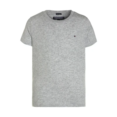 Obrázek Tommy Hilfiger Chlapecké triko s krátkým rukávem, Šedá (Grey Heather)