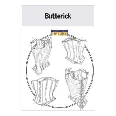 Obrázek Butterick Střih, bavlna, kov, bílý, 12 14 16