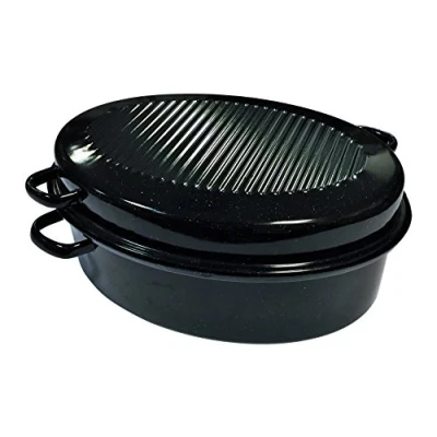 Obrázek Kochstar K32711042 kastrol hrnec na dušení smalt 42 cm černý