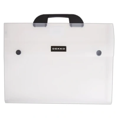 Obrázek West Design DKTGA3CL Folio Desky s velkou strana záhyby, DIN A3, typ G, Průhledná