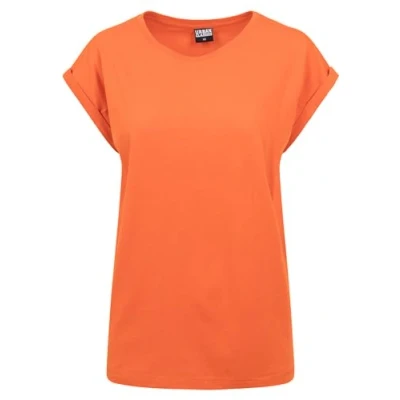 Obrázek Urban Classics Extended Shoulder Jednoduché tričko, Ženy, Velikost: XXL, Rustorange