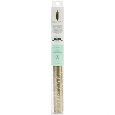 Obrázek We R Memory Keepers Heat Activated Foil, Champagne, Extra Large Roll, 12x96, použití with Quill Pen to Create Shiny Embellishments and Designs, Champagner