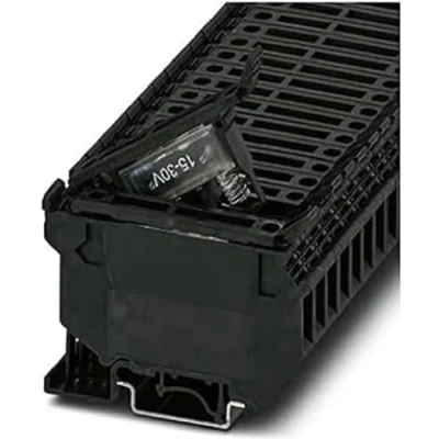 Obrázek Phoenix CONTACT UK 5 HESILED 24 bezpečnostní svorka pro zajištění G, šroubová přípojka, 0,2 mm² průřez, 26 10 AWG, šířka 8,2 mm, černá, 50 kusů