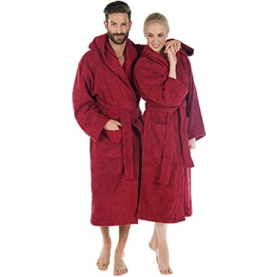 Obrázek CelinaTex s XXXL župan kapucí uni dlouhé našité kapsy dámský pánský unisex teplý froté bavlna OEKO TEX Montana