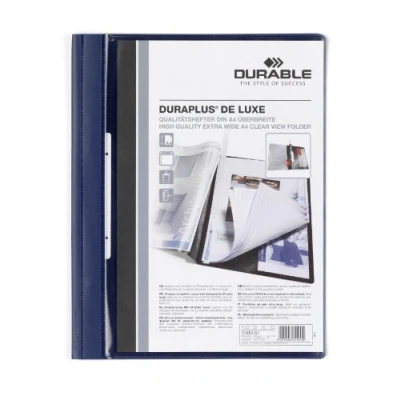 Obrázek Durable Sešívačka Duraplus de Luxe, tmavě modrá, balení 25 ks, 258907