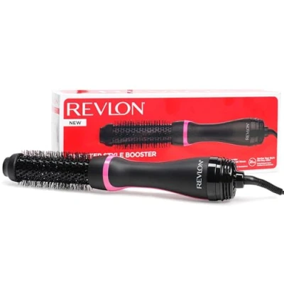 Obrázek Stylingový booster One Step od Revlon kulatý kartáčový fén a styler, 38mm kartáč (termoštětiny, válec s keramickou povrchovou úpravou, ionizační keramická technologie) RVDR5292UKE