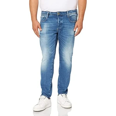 Obrázek G STAR RAW pánské 3301 Slim Jeans, Modrá (Authentic Faded Blue 51001 b631 a817)