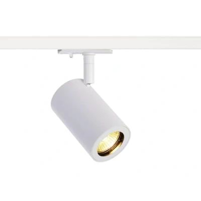 Obrázek SLV ENOLA B TRACK LED kolejnicový zářič, otočný a 1fázový stropní svítidlo, systém, vnitřní svítidlo GU10, bílý