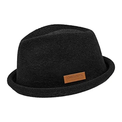 Obrázek CHILLOUTS quetschbarer Verstellbarer Sommerhut Pork Pie Tocoa Hat Herren schwarz S M