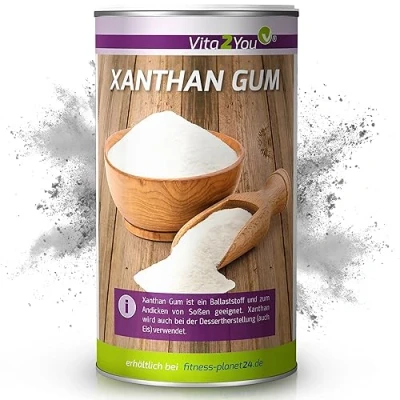 Obrázek Vita2You Xanthan Gum 250 g pojivo bez lepku xantanový prášek v potravinářské kvalitě stabilizátor veganská prémiová kvalita