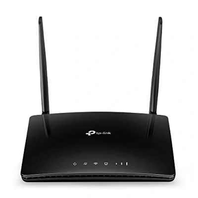 Obrázek Směrovač TP Link TL MR6400 WLAN Cat4 + N300 Mb / s 4G LTE (stahování 150 Mbit s, 300 2,4 GHz), volně konfigurovatelný port LAN WAN), černý, verze 5
