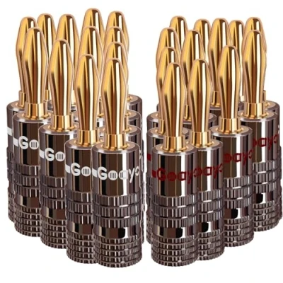 Obrázek Konektor banánů reproduktor 12 párů pro kabely reproduktorů od 0,5 mm² do 3,5