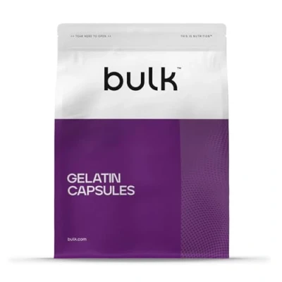 Obrázek Bulk Prázdné kapsle želatina, velikost 0, 1000 tablet, balení se může lišit