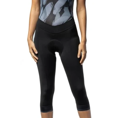 Obrázek Alé Cycling Damen Solid Classico 3/4 Radsport Strumpfhose, Schwarz/Anthrazit, S
