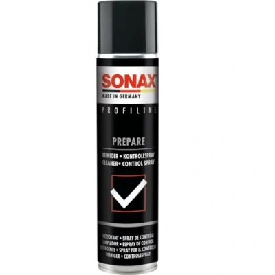 Obrázek SONAX PROFILINE Prepare (400 ml) speciální směs rozpouštědel pro efektivní odstraňování mastných a olejových filmů na lacích vozidel, č. výr. 02373000, černá