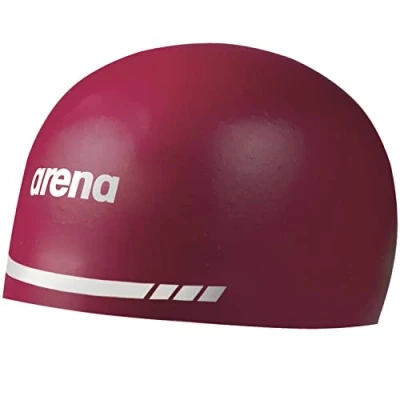 Obrázek Arena Unisex Erwachsene 3D Soft USA Racing Swim Cap Badekappe, Rot/Ausflug, einfarbig (Getaway Solids), Large