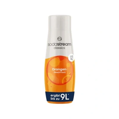 Obrázek SodaStream sirup pomeranč, 1x láhev 9 litrů hotového nápoje, připravený během několika sekund a vždy čerstvý, 440 ml