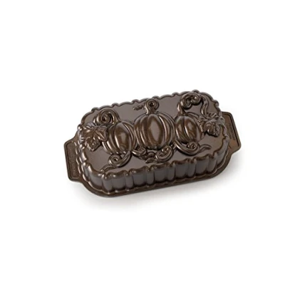 Obrázek Nordic Ware Pumpkin Patch Loaf Pan, bronzová