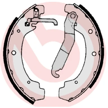 Obrázek Sada brzdových čelistí BREMBO S 85 534