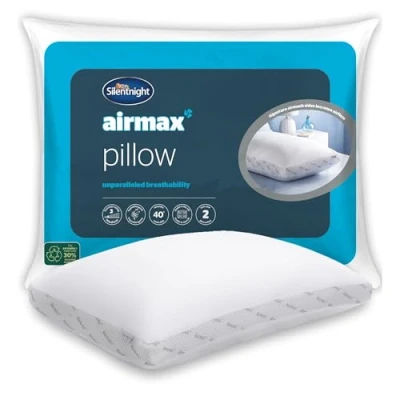 Obrázek Silentnight Airmax opěrný polštář, polyester, bílý, 1 kus (balení ks)
