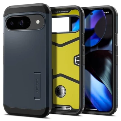 Obrázek Spigen Tough Armor pouzdro Pro Google Pixel 9 a [Made for Google] Metal Slate