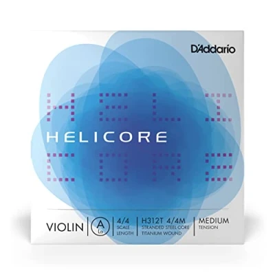 Obrázek D&#039; Addario H312T pro 4/4 M Helicore Houslová jednotlivá &#039;struna A&#039; Titanium Umsponnen Střední
