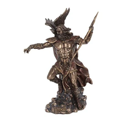 Obrázek Nemesis Now Dekofigur Zeus, 36 cm, Bronze, 28 cm