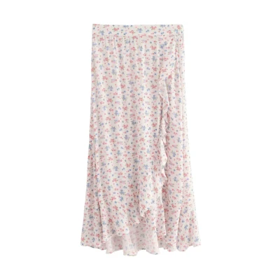 Obrázek Lindex WITH Flounce Áčková sukně pro děti, Velikost: 146/152, Off white