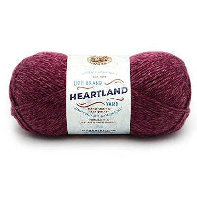 Obrázek Lion Brand Yarn Heartland Garn zum Häkeln, Stricken und Weben, mehrfarbiges Garn, 1er Pack, mehrfarbig