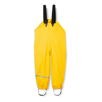 Obrázek CareTec Unisex dětské Rain Overall Pu W/O Fleece kalhoty do deště, Žlutá (324)