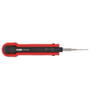 Obrázek KS Tools 154.0104 odblokovací nástroj pro ploché zástrčky/ploché zásuvkové objímky 1,2 mm (AMP Tyco MCP)