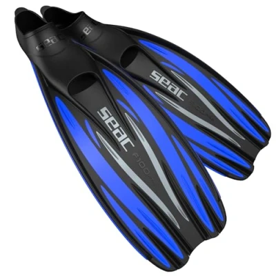 Obrázek Seac F 100 Pro, Pinne da Subacquea Ultra Leggera a Scarpetta Chiusa, per Immersioni e Snorkeling, blu, 38/39