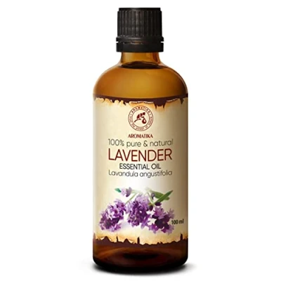 Obrázek levandulový olej 100 ml Bulharsko čistý a přírodní éterický pro dobrý spánek krása aromaterapie uvolnění vůně vonná lampa