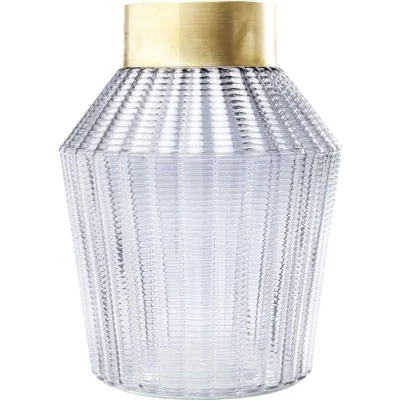 Obrázek Kare Design Vase Barfly Grau, Blumenvase, Deko Vase, Glas, Accessoire, Tischvase, mundgeblasen, Wohnzimmer Dekoration, 30x20,5x20,5cm