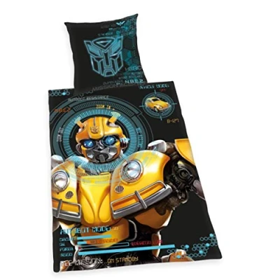 Obrázek Herding povlečení Transformers Bumblebee, povlak na polštář 80 x cm, 135 200 renforcé, s kvalitním zipem